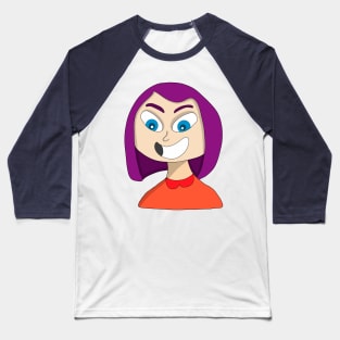 Girl with contagious smile Baseball T-Shirt